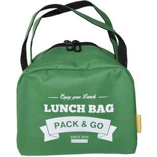 Термосумка Pack&Go Lunch Bag Zip 6 л Зелений (LB613) LB613 фото
