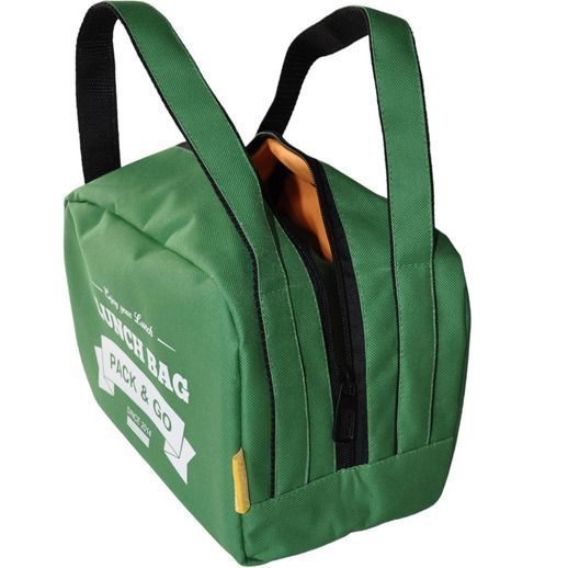 Термосумка Pack&Go Lunch Bag Zip 6 л Зелений (LB613) LB613 фото