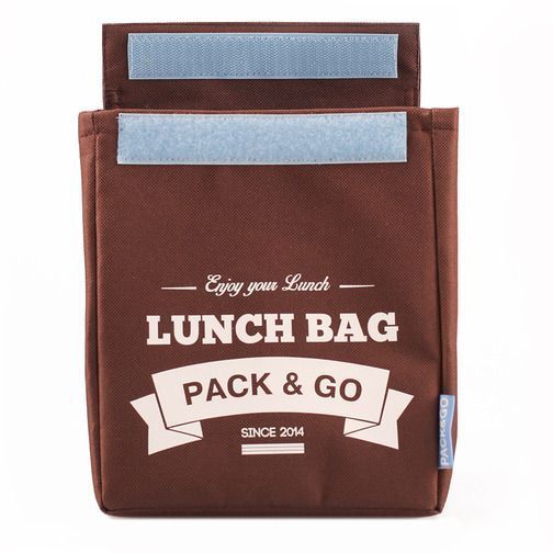 Термосумка Pack&Go Lunch Bag M 5 л Коричневый (LB304) LB304 фото