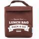 Термосумка Pack&Go Lunch Bag M 5 л Коричневый (LB304) LB304 фото