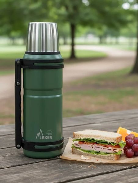 Термос LAKEN Thermo bottle with foldable handle 1.2 л (18120K) 18120K фото