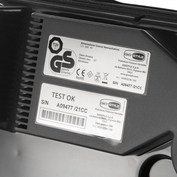 Автохолодильник Giostyle Horizon 20 12V сірий 8000303306778 фото