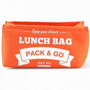 Термосумка Pack&Go Lunch Bag S 2 л Помаранчевий (LB411) LB411 фото