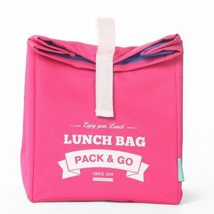 Термосумка Pack&Go Lunch Bag L 8 л Рожевий (LB207) LB207 фото