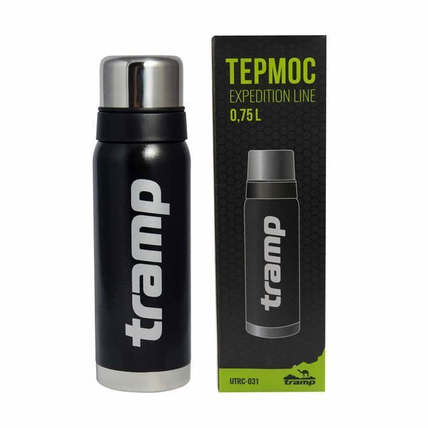 Термос Tramp Expedition Line 750 мл Чорний (UTRC-031-black) UTRC-031-black фото
