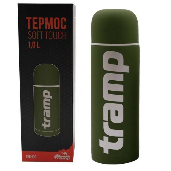 Термос Tramp Soft Touch 1000 мл Хаки (UTRC-109-khaki) UTRC-109-khaki фото