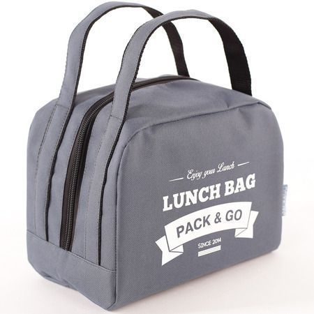 Термосумка Pack&Go Lunch Bag Zip 6 л Серый (LB607) LB607 фото