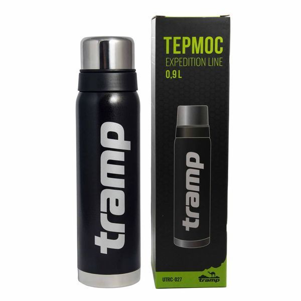 Термос Tramp Expedition Line 900 мл Чорний (UTRC-027-black) UTRC-027-black фото