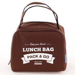Термосумка Pack&Go Lunch Bag Zip 6 л Коричневый (LB603) LB603 фото