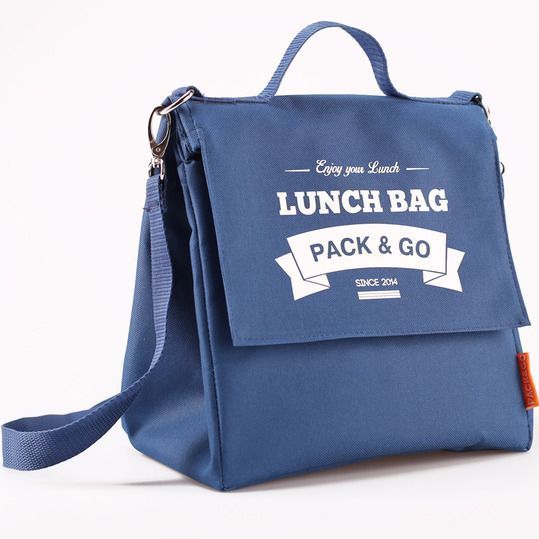 Термосумка Pack&Go Lunch Bag L+ 9 л Синій (LB103) LB103 фото
