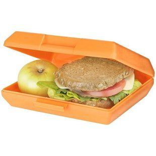 Ланч-бокс пластиковый Oblong оранжевый 880 мл 11271005 фото