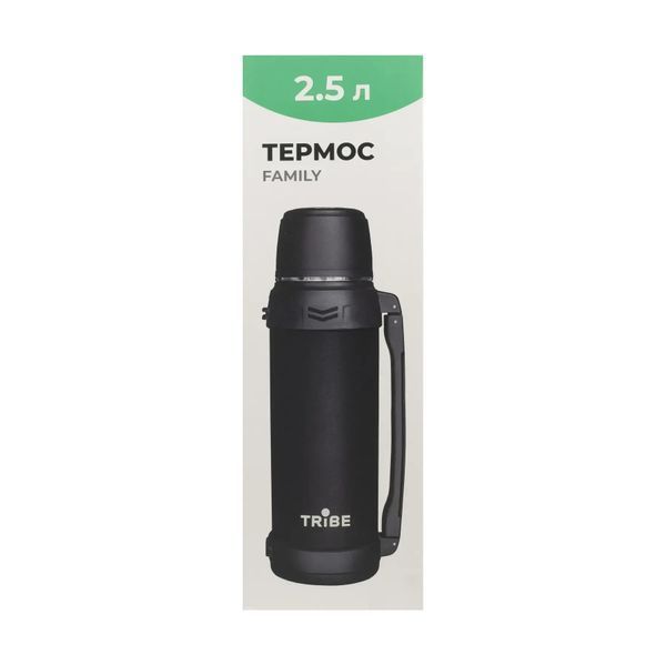 Термос Tribe Family Line 2.5 л чорний T-DG-0002-black фото