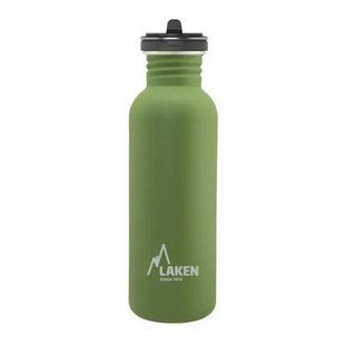 Бутылка для воды LAKEN Basic Steel Bottle 750 мл Flow Cap (BSF75VO) BSF75VO фото