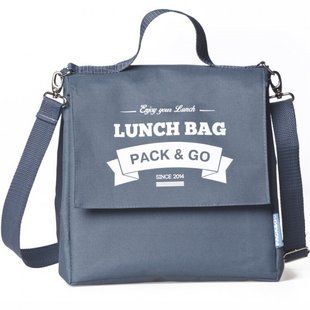 Термосумка Pack&Go Lunch Bag L+ 9 л Сірий (LB110) LB110 фото