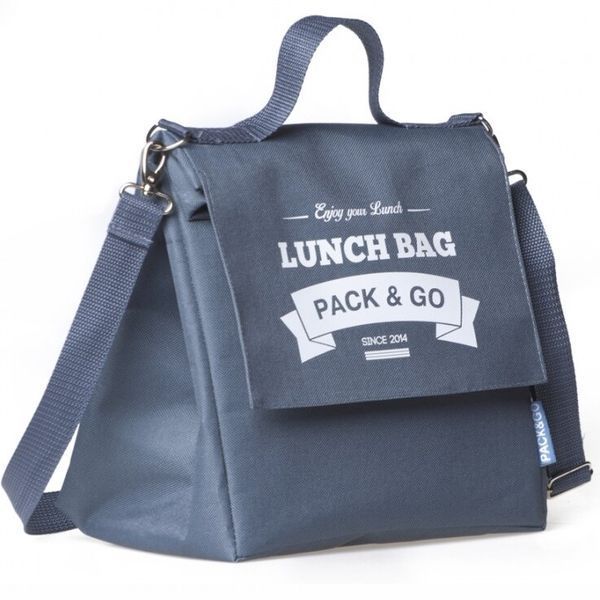Термосумка Pack&Go Lunch Bag L+ 9 л Сірий (LB110) LB110 фото