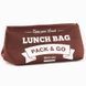Термосумка Pack&Go Lunch Bag S 2 л Коричневый (LB404) LB404 фото 3