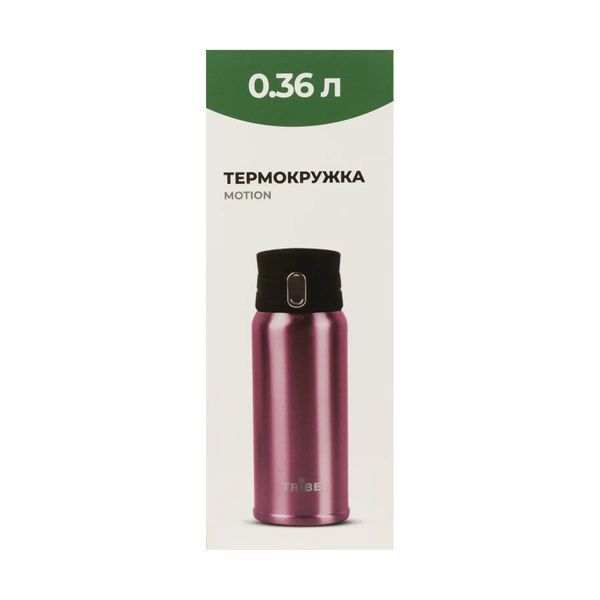 Термокружка Tribe Motion 0.36 л розовая T-DD-0014-PINK фото