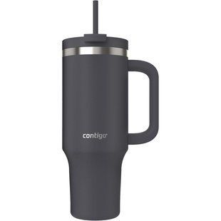 Термостакан с трубочкой Contigo Tumbler Streeterville 1182 мл Darkstone (2215285) 2215285 фото
