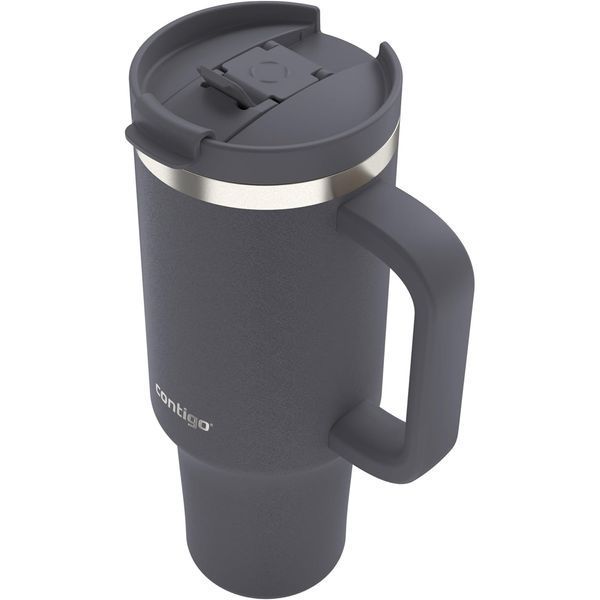 Термостакан з трубочкою Contigo Tumbler Streeterville 1182 мл Darkstone (2215285) 2215285 фото