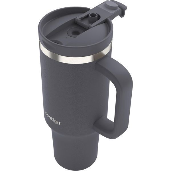 Термостакан з трубочкою Contigo Tumbler Streeterville 1182 мл Darkstone (2215285) 2215285 фото