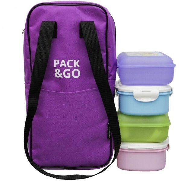 Термосумка Pack&Go Bottle Bag 7 л Фиолетовый (BB101) BB101 фото