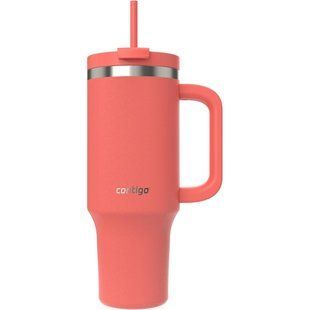 Термостакан с трубочкой Contigo Tumbler Streeterville 1182 мл Coral (2204454) 2204454 фото