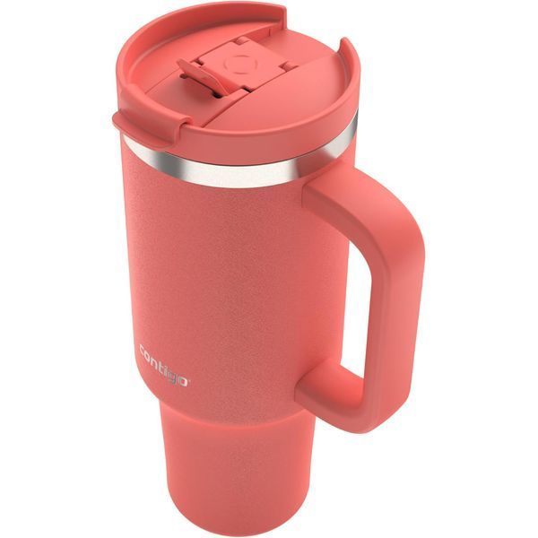 Термостакан з трубочкою Contigo Tumbler Streeterville 1182 мл Coral (2204454) 2204454 фото