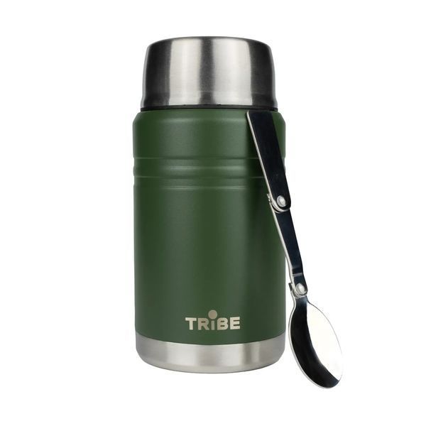Термос Tribe Food Jar харчовий 0.7 л оливковий T-DE-0023-OLIVE фото
